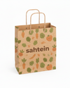 Large Paper Bag - Brown Kraft / White Kraft
