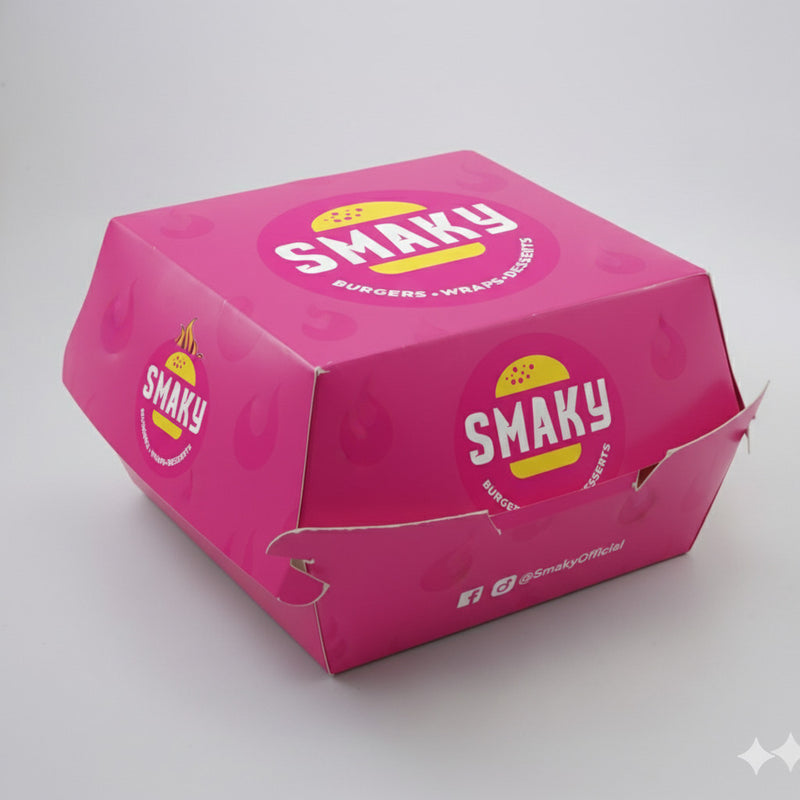 AI - Generated Branded Burger Box